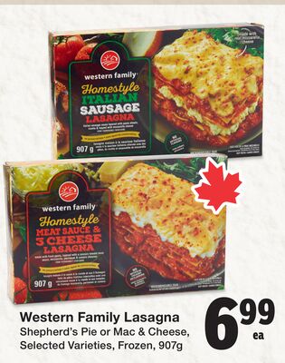 Western Family Lasagna