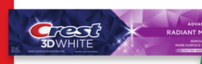 Crest 3D White Advanced toothpaste 135 mL