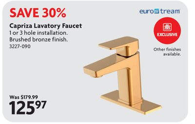 Capriza Lavatory Faucet