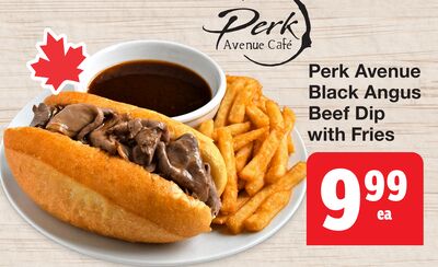 Perk Avenue Black Angus Beef Dip with Fries