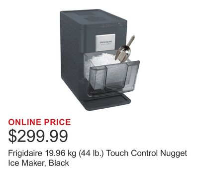 Frigidaire 19.96 kg (44 lb.) Touch Control Nugget Ice Maker, Black