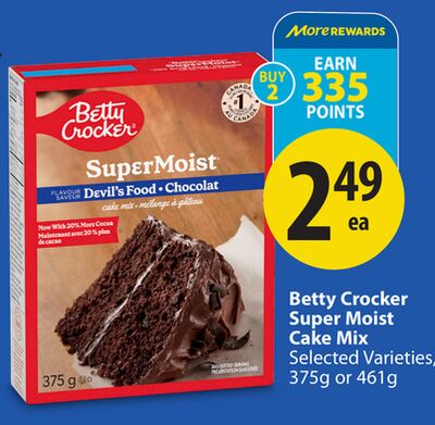 Betty Crocker Super Moist Cake Mix