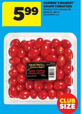 FARMER'S MARKET™ GRAPE TOMATOES, 907 G