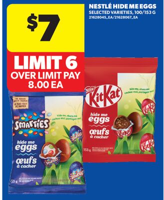 NESTLÉ HIDE ME EGGS, 100/153 G