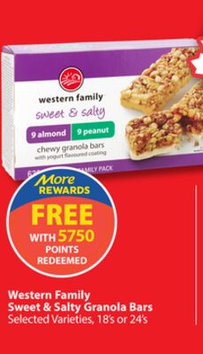 Western Family Sweet & Salty Granola Bars