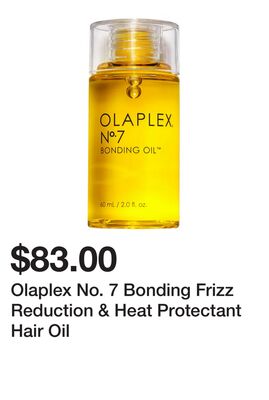 Olaplex No. 7 Bonding Frizz Reduction & Heat Protectant Hair Oil