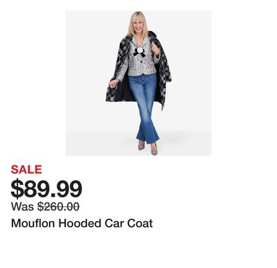 Mouflon Hooded Car Coat