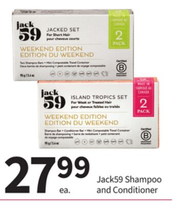 Jack59 Shampoo and Conditioner