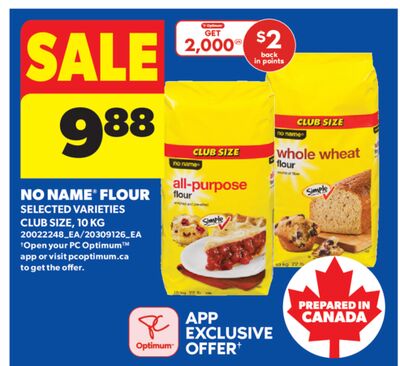 NO NAME® FLOUR, 10 KG