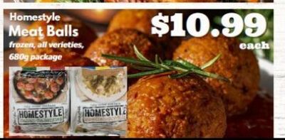 Homestyle Meat Balls