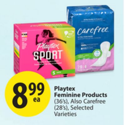 Playtex Feminine Products