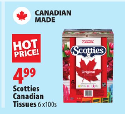 Scotties Canadian Tissues