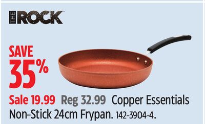 The Rock Copper Essentials Non-Stick 24cm Frypan