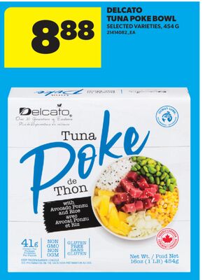 DELCATO TUNA POKE BOWL, 454 G