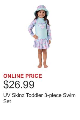 UV Skinz Toddler 3-piece Swim Set