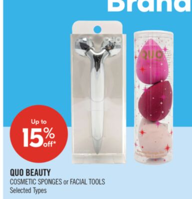 QUO BEAUTY COSMETIC SPONGES or FACIAL TOOLS