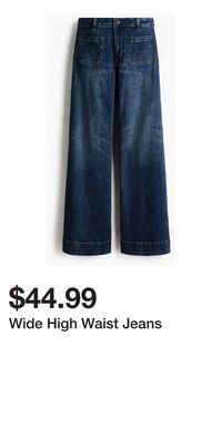 Wide High Waist Jeans