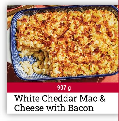 White Cheddar Mac & Cheese with Bacon