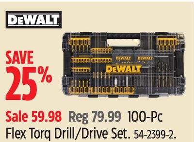 DeWALT 100-Pc Flex Torq Drill/Drive Set