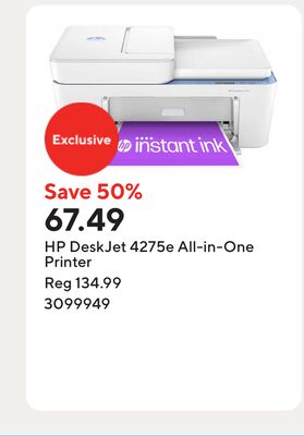 HP DeskJet 4275e All-in-One Printer