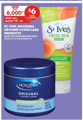 ST. IVES, NOXZEMA OR POND'S FACE CARE PRODUCTS