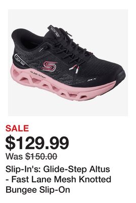 Slip-In's: Glide-Step Altus - Fast Lane Mesh Knotted Bungee Slip-On