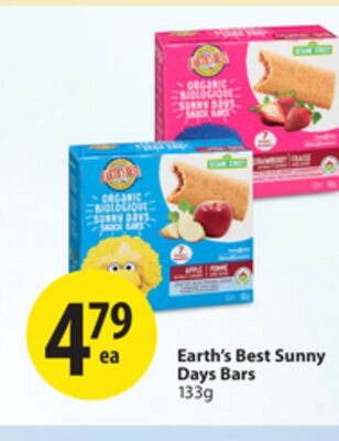 Earth's Best Sunny Days Bars