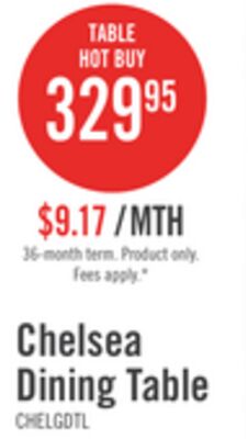 Chelsea Dining Table, 60"W - Grey/Brown