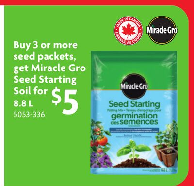 Miracle Gro Seed Starting Soil