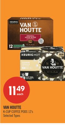 VAN HOUTTE K-CUP COFFEE PODS 12's