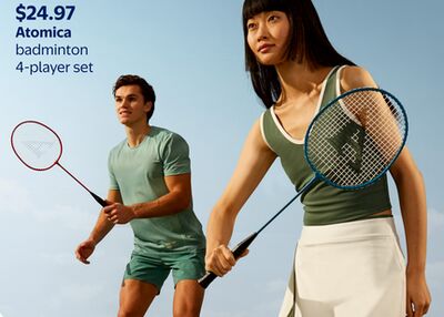 Atomica badminton 4-player set