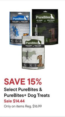 Select PureBites & PureBites+ Dog Treats