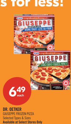 DR. OETKER GIUSEPPE FROZEN PIZZA