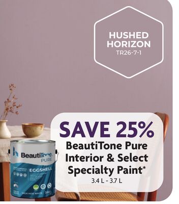 Pure Interior & Select Specialty Paint