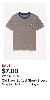 Old Navy Softest Short-Sleeve Graphic T-Shirt for Boys