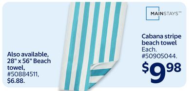 Cabana stripe beach towel