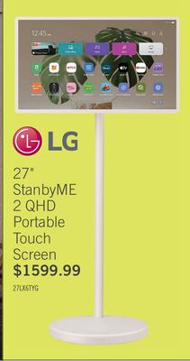 LG 27" StanbyME 2 QHD Portable Touch Screen