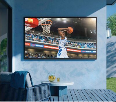 SAMSUNG 55" The Terrace Neo QLED 4K Neo Quantum HDR+ 120Hz IP56 Rated Outdoor Smart TV (QN55LST7DAFXZC)