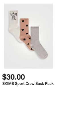 SKIMS Sport Crew Sock Pack