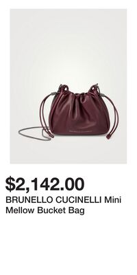 BRUNELLO CUCINELLI Mini Mellow Bucket Bag
