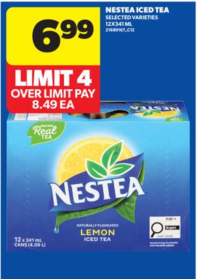 NESTEA ICED TEA, 12X341 ML
