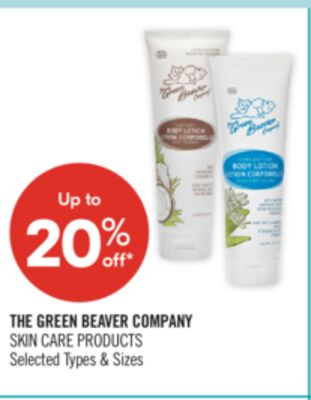 THE GREEN BEAVER COMPANY SKIN CARE PRODUCTS
