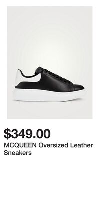 MCQUEEN Oversized Leather Sneakers