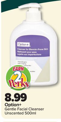 Option+ Gentle Facial Cleanser
