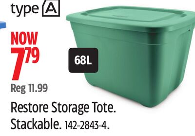 Type A Restore Storage Tote