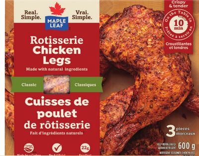 Maple Leaf Rotisserie Chicken Legs