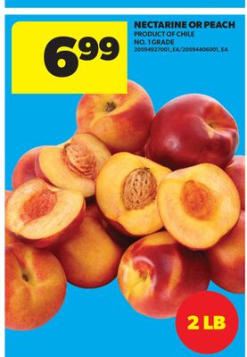 NECTARINE OR PEACH, 2 LB