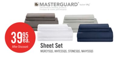 Masterguard® Ultra Advanced 4-Piece Queen Sheet Set - Grey
