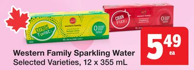 Western Family Sparkling Water