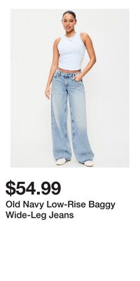 Old Navy Low-Rise Baggy Wide-Leg Jeans